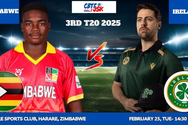 Zimbabwe vs Ireland, IRE vs ZIM 2025, Today Match Prediction