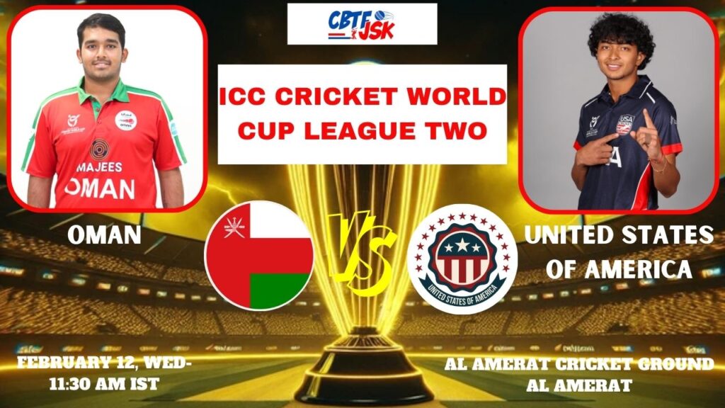 Oman vs United States of America, ICCCWCLT, Today Match Prediction