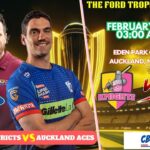 Auckland Aces vs Northern Districts, FT, Today Match Prediction