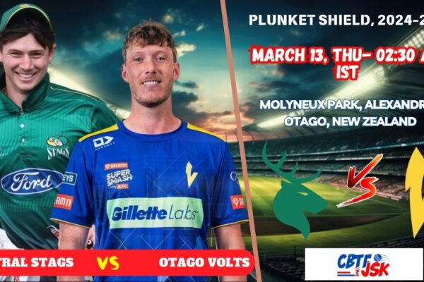 Otago Volts vs Central Stags, PS, Today Match Prediction