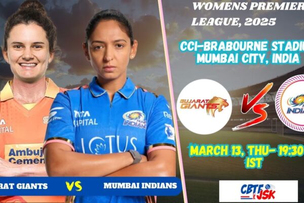 Mumbai Indians Women vs Gujarat Giants Women, WPLT20, Today Match Prediction