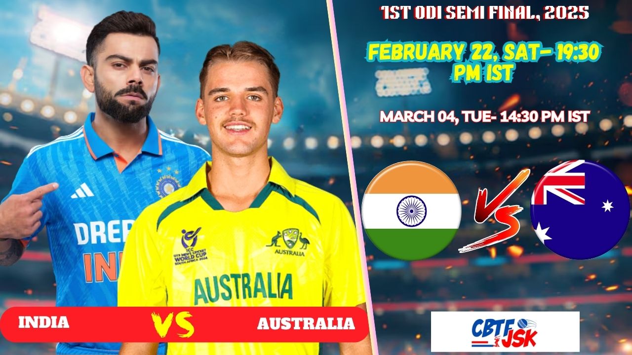 India vs Australia, ICCCT, Today Match Prediction