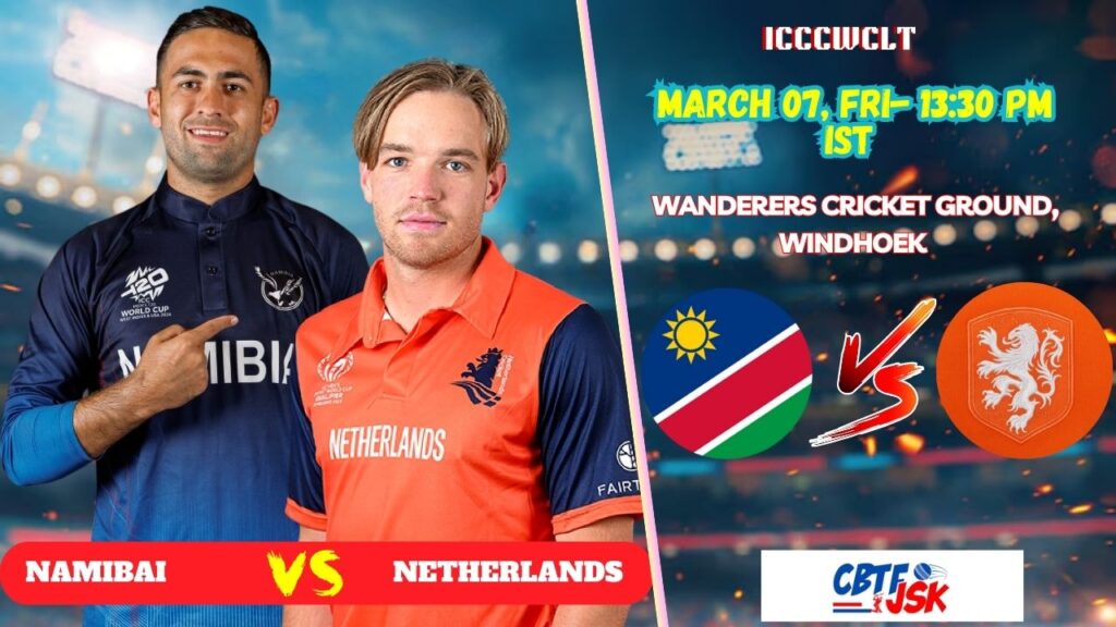 Namibia vs Netherlands, ICCCWCLT, Today Match Prediction