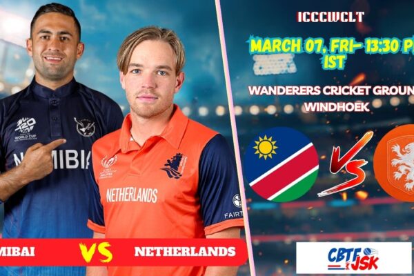 Namibia vs Netherlands, ICCCWCLT, Today Match Prediction