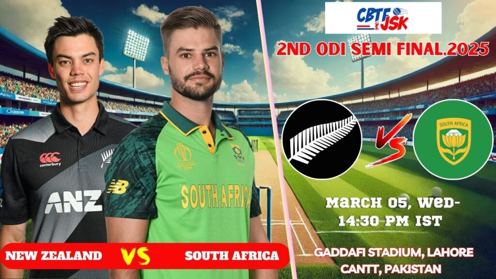 South Africa vs New Zealand, ICCCT, Today Match Prediction