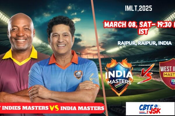 India Masters vs West Indies Masters, IMLT, Today Match Prediction