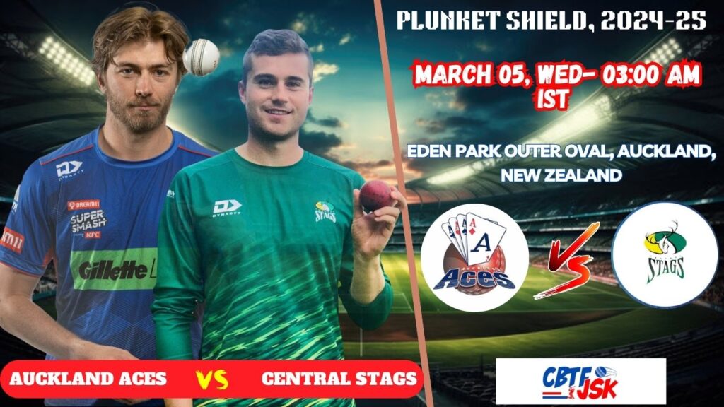 Auckland Aces vs Central Stags, PS, Today Match Prediction