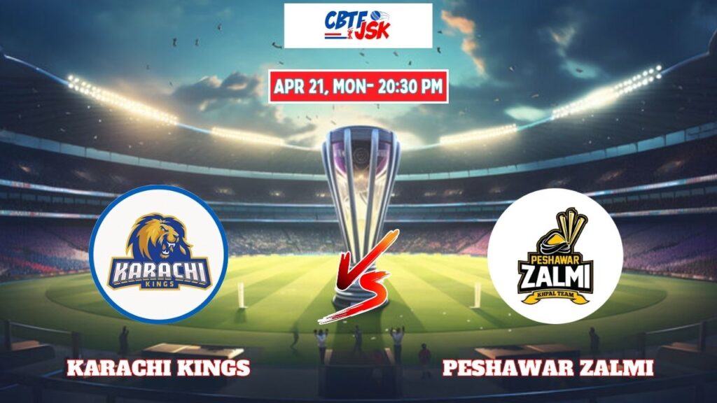 Karachi Kings vs Peshawar Zalmi, PSLT20, Today Match Prediction