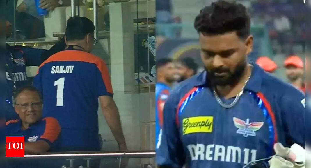 Viral video: Sanjiv Goenka storms out of balcony after Rishabh Pant dismissal vs SRH