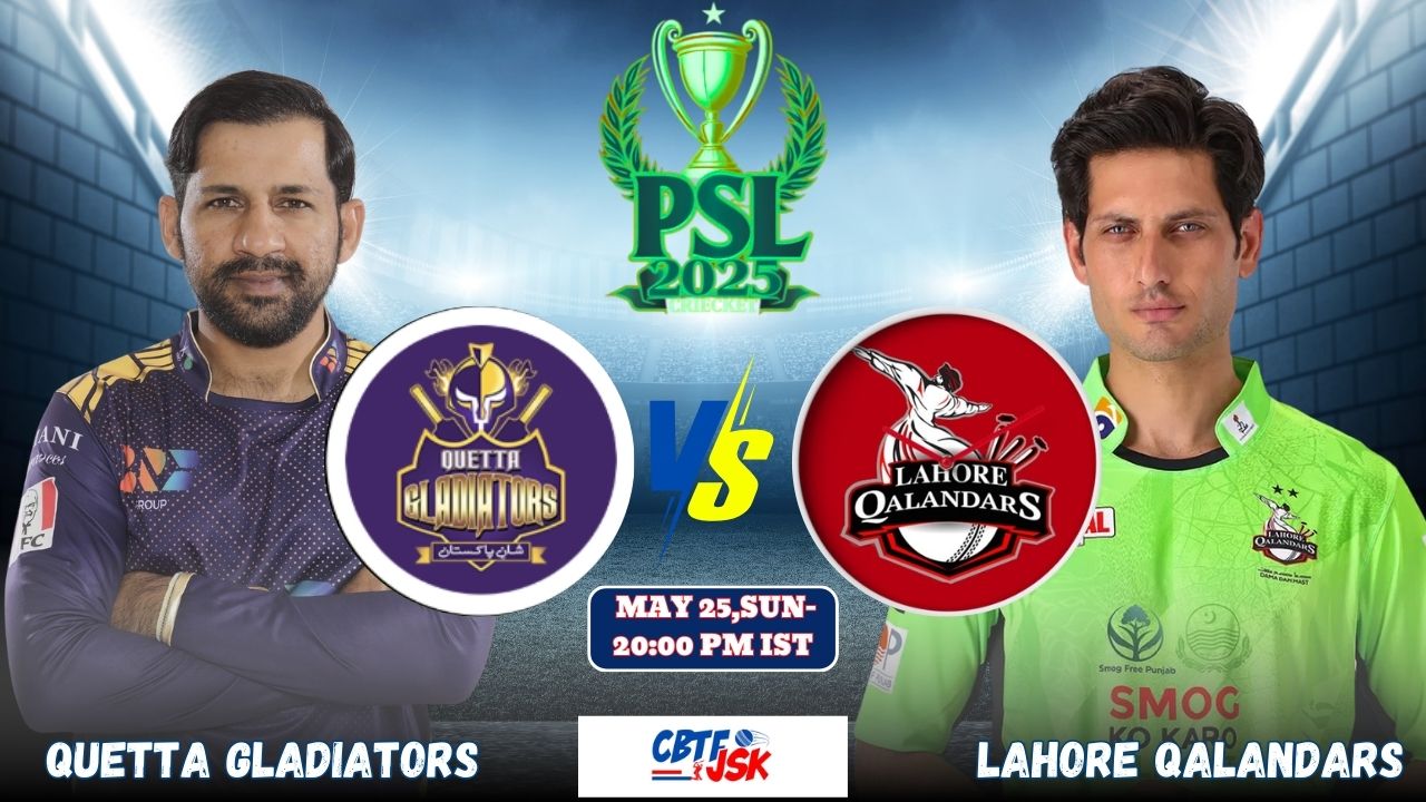 Quetta Gladiators vs Lahore Qalandars, PSLT20, Today Match Prediction