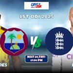 England vs West Indies, ENG vs WI 2025, Today Match Prediction​