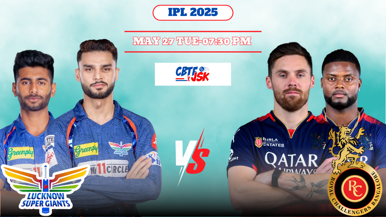 Lucknow Super Giants vs Royal Challengers Bengaluru, IPLT20, Today Match Prediction