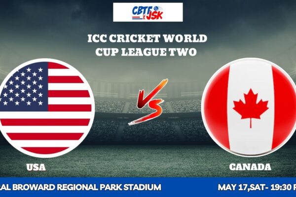 United States of America vs Canada, ICCCWCLT, Today Match Prediction United States of America vs Canada, ICCCWCLT, Today Match Prediction