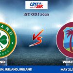 Ireland vs West Indies, IRE vs WI , Today Match Prediction
