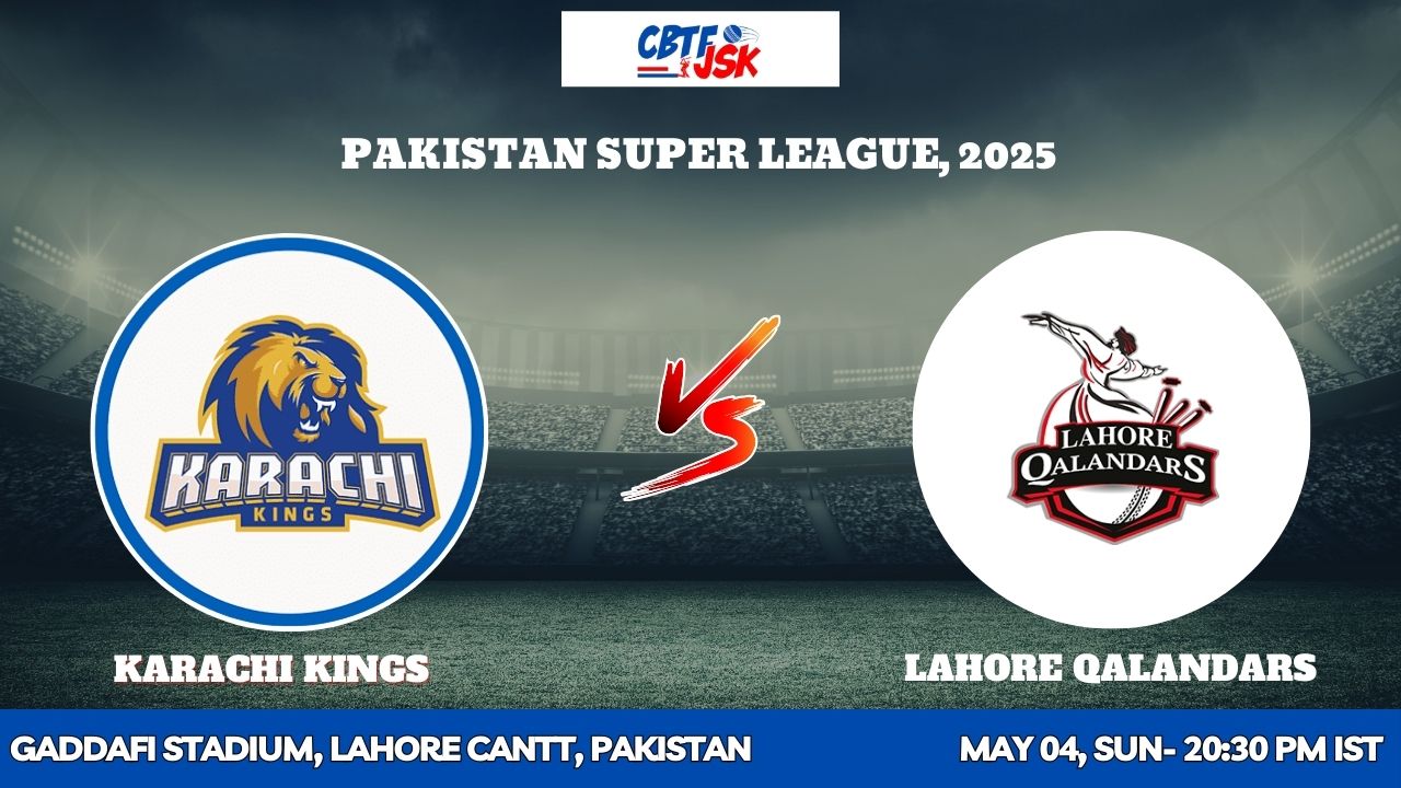 Lahore Qalandars vs Karachi Kings, PSLT20, Today Match Prediction
