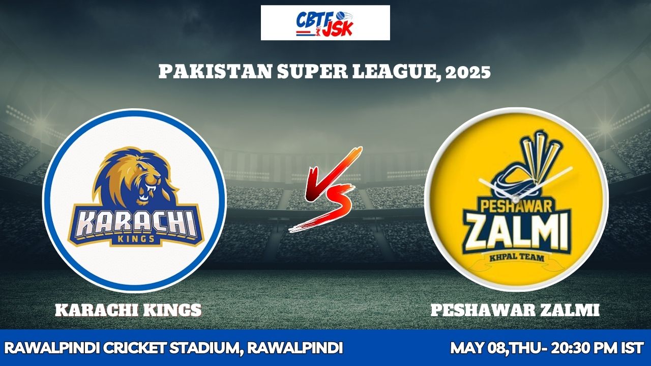 Peshawar Zalmi vs Karachi Kings, PSLT20, Today Match Prediction