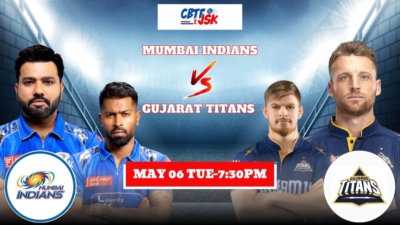 Mumbai Indians vs Gujarat Titans, IPLT20, Today Match Prediction