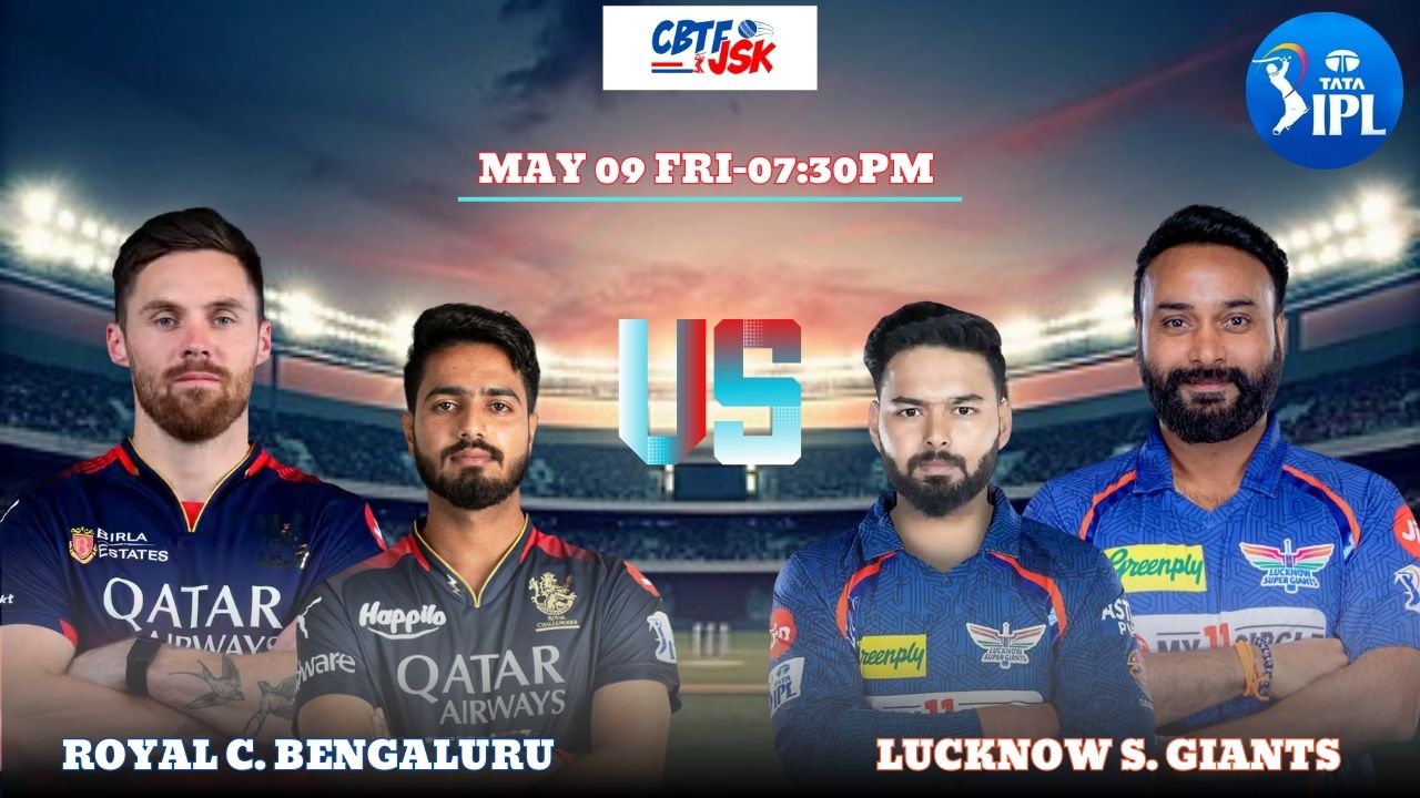 Lucknow Super Giants vs Royal Challengers Bengaluru, IPLT20, Today Match Prediction