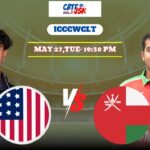 United States of America vs Oman, ICCCWCLT, Today Match Prediction