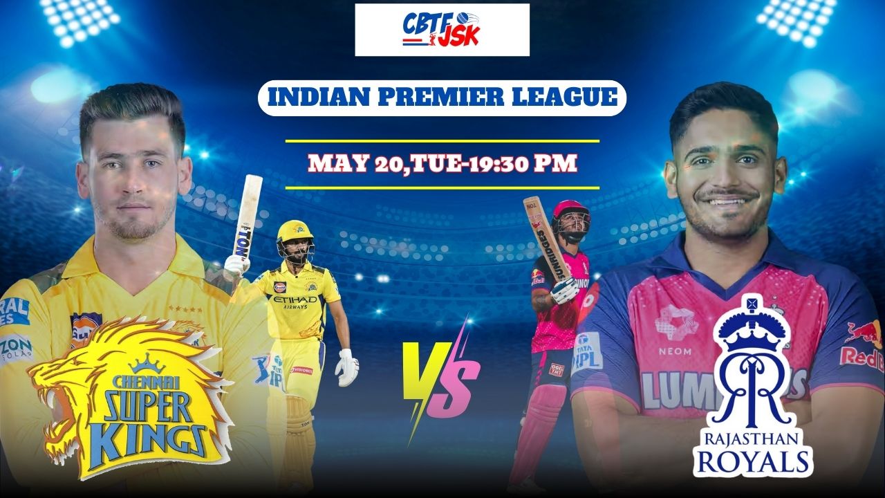 Chennai Super Kings vs Rajasthan Royals, IPLT20, Today Match Prediction