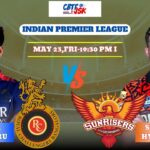Royal Challengers Bengaluru vs Sunrisers Hyderabad, IPLT20, Today Match Prediction