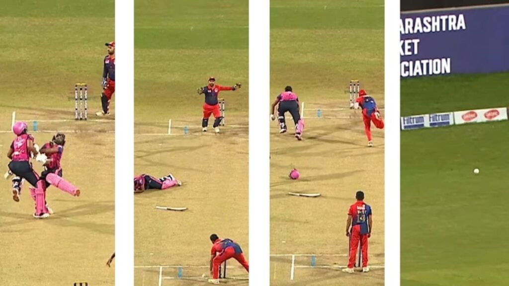 Batters collide into each other mid-pitch, fielders miss run outs, Rahul Tripathi gifts overthrow; unreal scenes: Watch