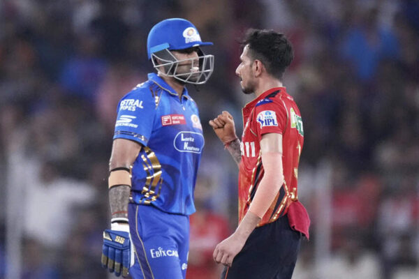 Watch: RJ Mahvash, Preity Zinta erupt in joy as Yuzvendra Chahal dismisses Suryakumar Yadav | Cricket News