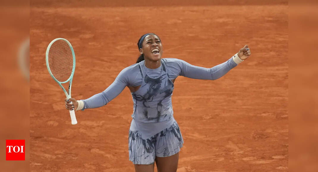 French Open: Coco Gauff beats Madison Keys in 3 sets to reach the semifinals | Tennis News