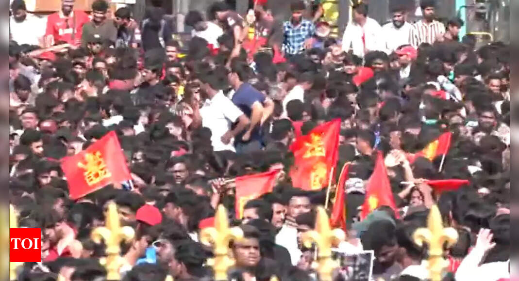 Chinnaswamy Stadium Stampede: Disaster at Chinnaswamy Stadium! 7 dead, including a child, as RCB fans rush to celebrate IPL win | Cricket News
