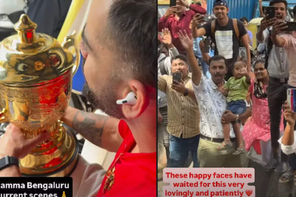 Namma Bengaluru! Anushka Sharma joins Virat Kohli for RCB's IPL victory celebrations; crowd goes crazy - WATCH | Cricket News