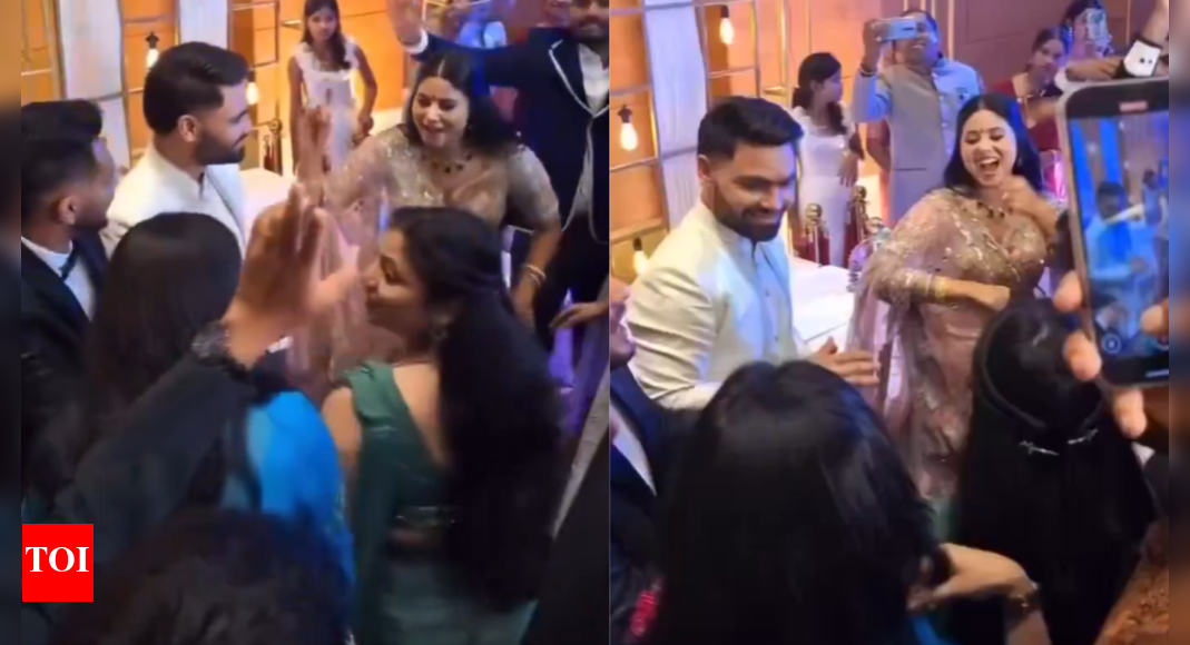 Rinku Singh engagement: India batter stands still as Priya Saroj breaks floor with her moves - Watch | Cricket News