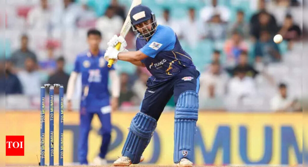 T20 Mumbai League: Prithvi Shaw smashes 34-ball 75 vs Suryakumar Yadav’s Triumph Knights; North Mumbai Panthers bow out despite win | Cricket News
