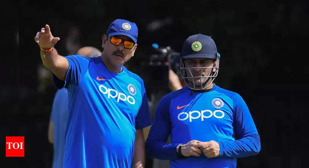 'Faster than a pickpocket': Ravi Shastri's hilarious tribute as MS Dhoni inducted into ICC Hall of Fame | Cricket News