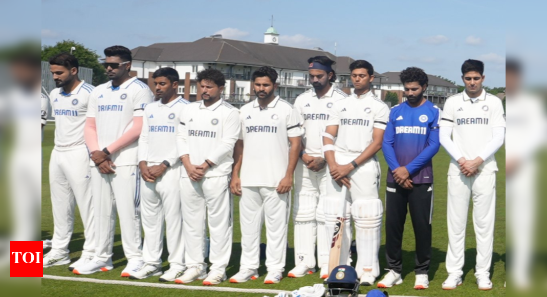 India tour of England: India squad observes minute's silence, pays homage to Ahmedabad plane crash victims | Cricket News