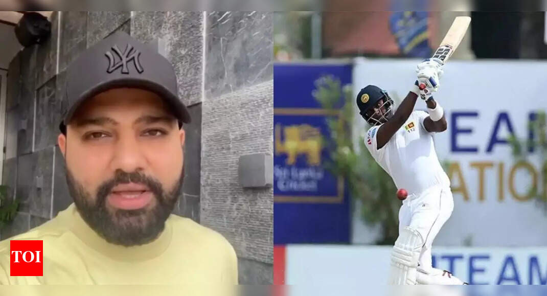 Watch: 'We had some pretty good battles,' Rohit Sharma sends message to Angelo Mathews ahead of farewell Test | Cricket News