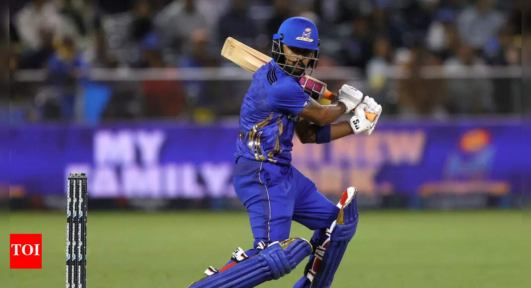 MLC 2025: Monank Patel's 93 enters record-book as MI New York beat Seattle Orcas by 7 wickets | Cricket News