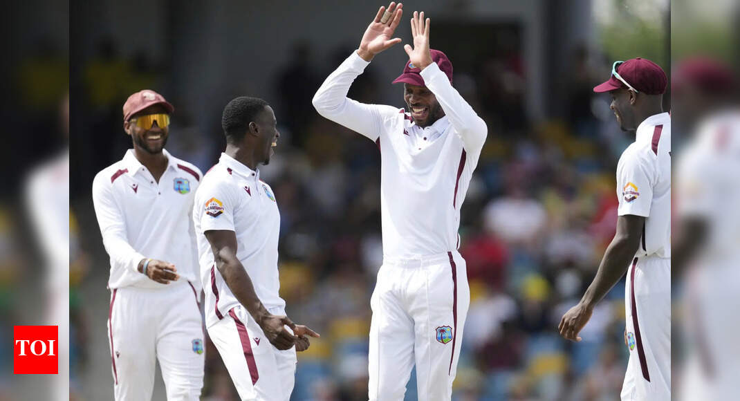 Calypso carnage in Bridgetown: 14 wickets fall on Day 1; Australia quicks hit back after being bowled out for 180 | Cricket News