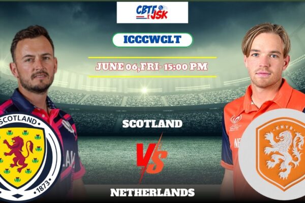 Scotland vs Netherlands, ICCCWCLT, Today Match Prediction Scotland vs Netherlands, ICCCWCLT, Today Match Prediction