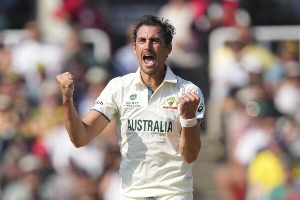 Australian pace spearhead Mitchell Starc removed Ryan Rickleton and Aiden Markram to became the highest wicket-taker in ICC finals Australian pace spearhead Mitchell Starc removed Ryan Rickleton and Aiden Markram to became the highest wicket-taker in ICC finals