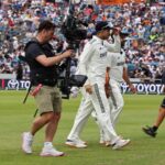 India cricketers disgruntled as umpires ask them to leave the field, England's first innings delayed due to rain