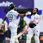 Najmul Shanto and Mushfiqur Rahim script epic Galle revival, but Angelo Mathews leaves pair 3 runs shy of history