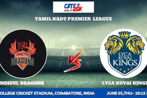 Dindigul Dragons vs Lyca Kovai Kings, TNPLT20, Today Match Prediction