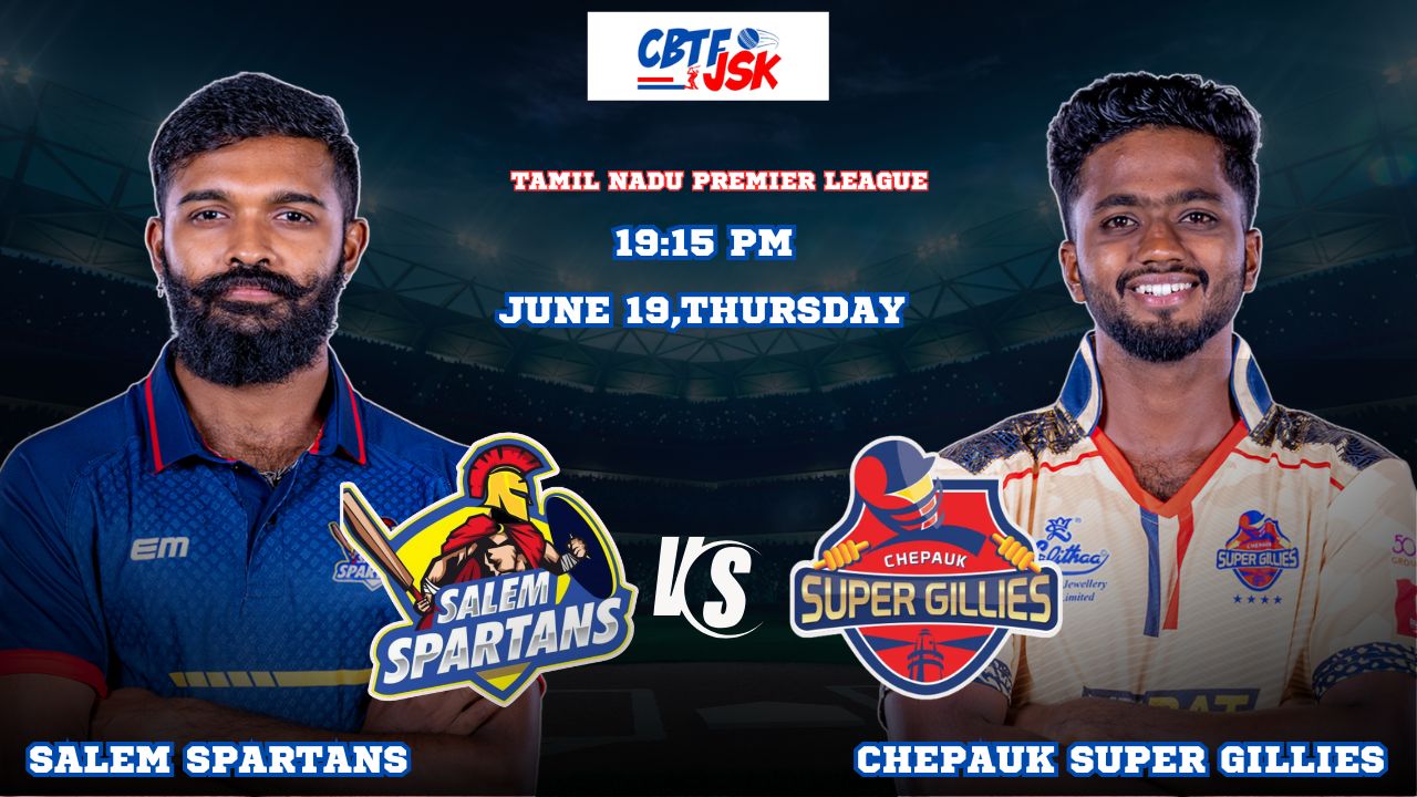 Salem Spartans vs Chepauk Super Gillies, TNPLT20, Today Match Prediction