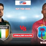 Ireland vs West Indies, IRE vs WI , Today Match Prediction