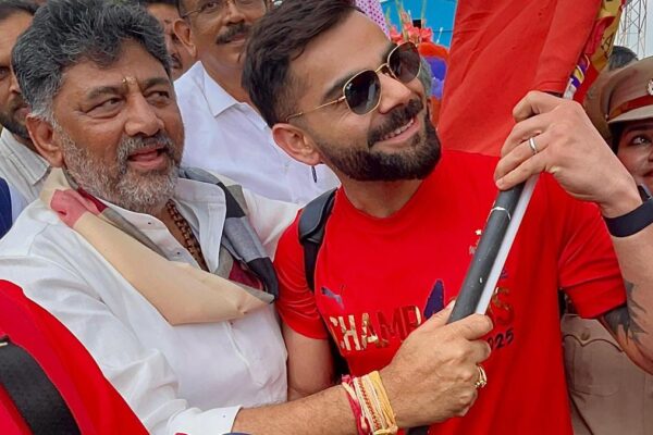 Ecstatic fans line up streets to welcome IPL champions RCB in Bengaluru