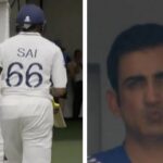 Sai Sudharsan's woeful shot to get out for a duck on debut leaves Gautam Gambhir distraught