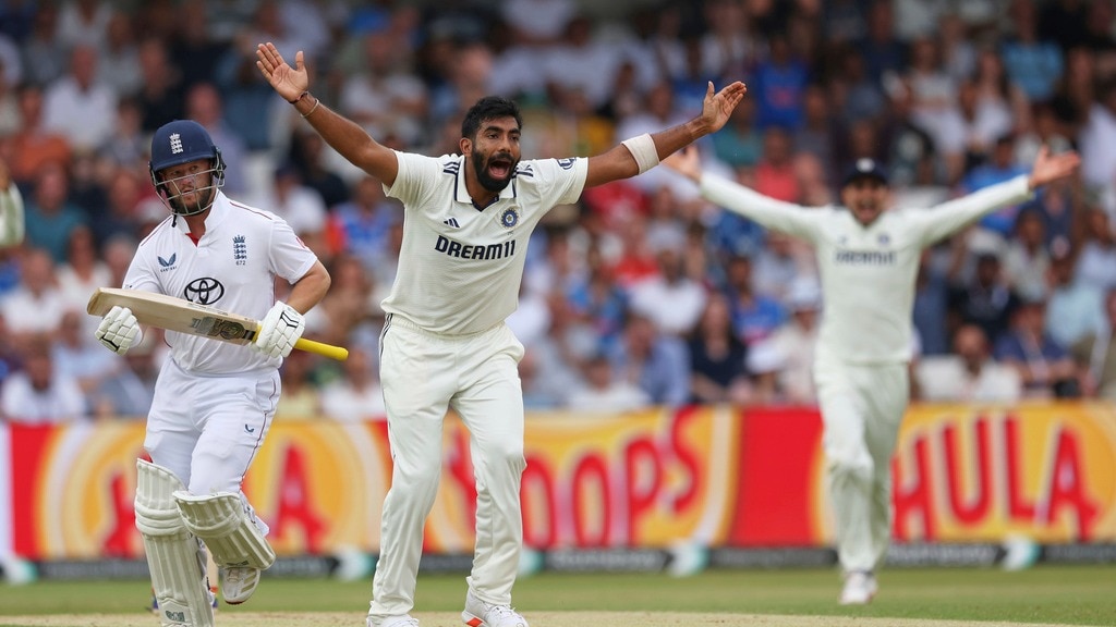 ENG vs IND: Jasprit Bumrah hides face in frustration as Jaiswal drops Ollie Pope
