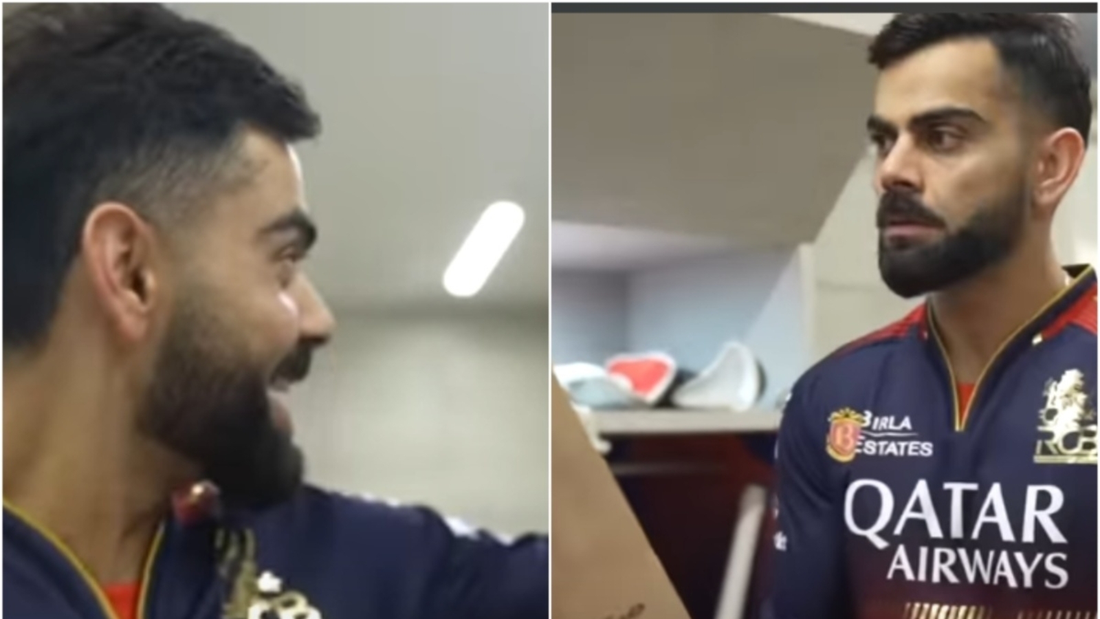 Virat Kohli visits 'heartbreak corner' after RCB win IPL, throws bat at Rajat Patidar, gets cut off by Mayank Agarwal