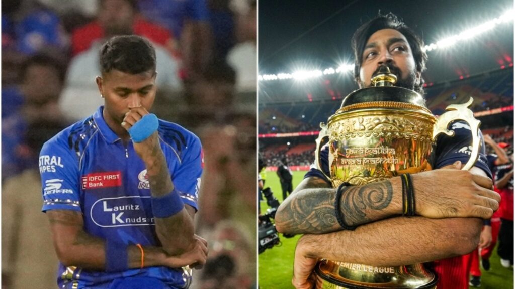 Hardik Pandya in tears after brother Krunal fulfils promise of adding 9th IPL trophy in 11 years to the Pandya household