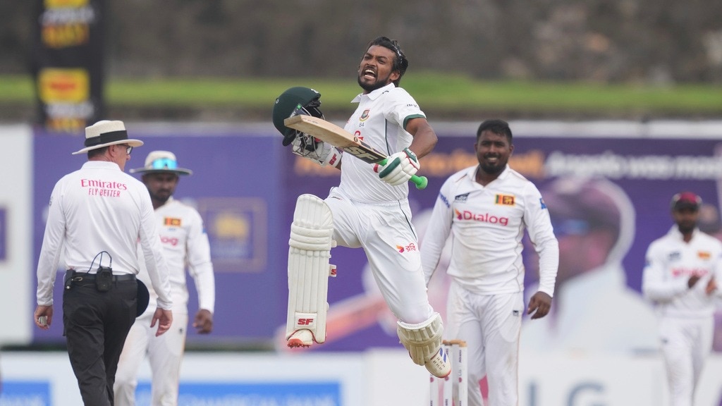 SL vs BAN: Najmul Shanto creates history, joins list with multiple twin tons in Tests